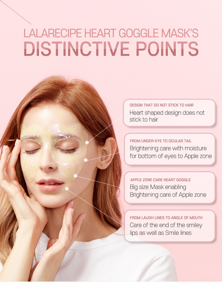 LALARECIPE - Heart Goggle Brightening Mask