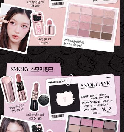 WAKEMAKE - Natural Hard Brow Pencil (1+1) (Hello Kitty Black Edition)
