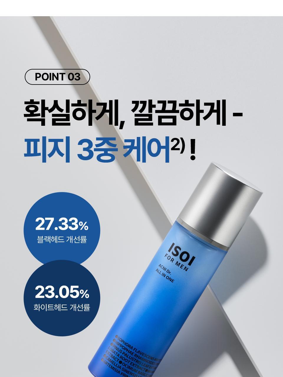 ISOI - Acni Dr. All-In-One For Men 100ml + 15ml (KYEHOON Pick)