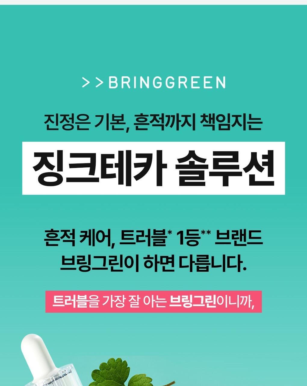 BRINGGREEN X ANKYUNGMANDOO - Zinc TECA Repair Cream 80ml