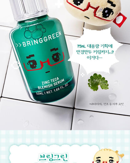 BRINGGREEN X ANKYUNGMANDOO - Zinc TECA Blemish Serum