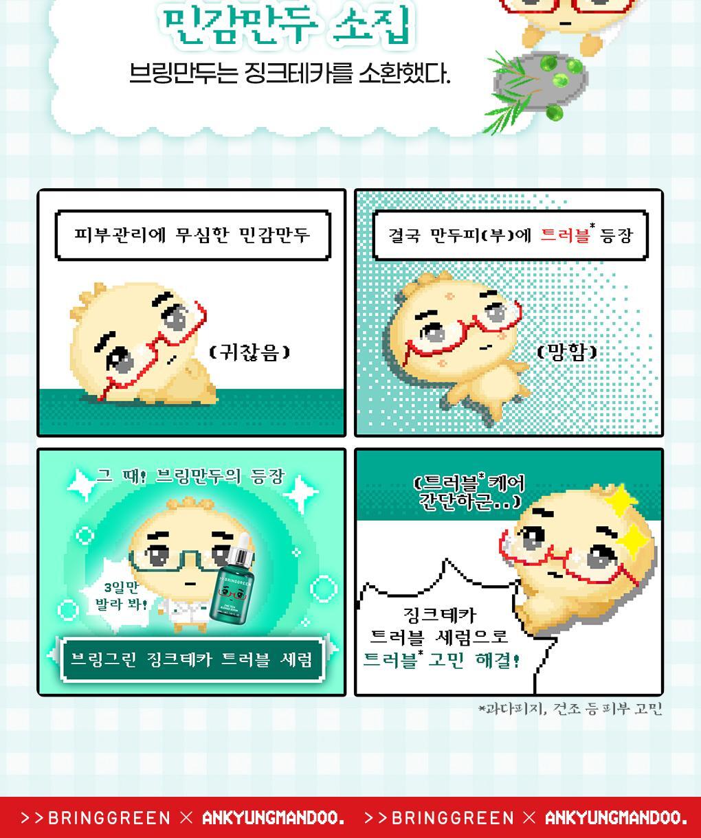BRINGGREEN X ANKYUNGMANDOO - Zinc TECA Blemish Serum