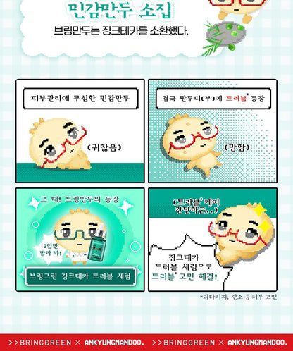 BRINGGREEN X ANKYUNGMANDOO - Zinc TECA Blemish Serum