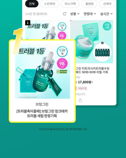 BRINGGREEN X ANKYUNGMANDOO - Zinc TECA Blemish Serum