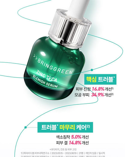 BRINGGREEN X ANKYUNGMANDOO - Zinc TECA Blemish Serum