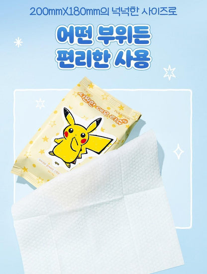 Shingmulnara - Cooling Deo Tissue 15 Sheets (1+1) (Pokémon Collaboration)