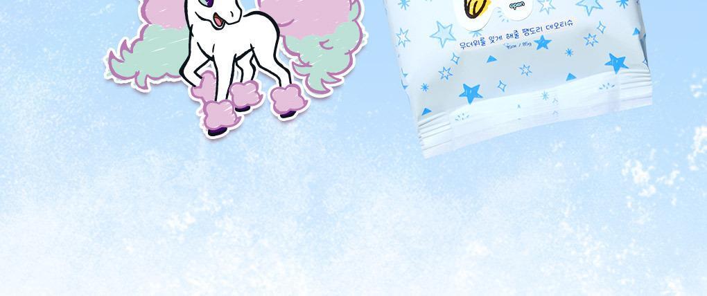 Shingmulnara - Cooling Deo Tissue 15 Sheets (1+1) (Pokémon Collaboration)