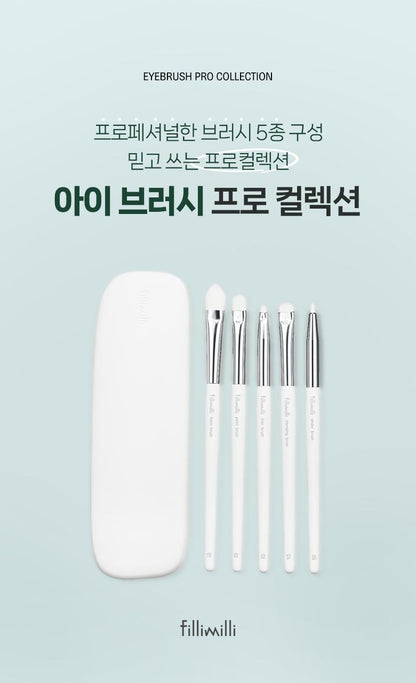 Fillimilli X CHARMMYKITTY - Eye Brush Pro Collection + Rhinestone Sticker
