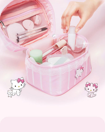 Fillimilli X CHARMMYKITTY - 3 Accessories (Multi Pouch / UV Protection 3-Fold Umbrella / Picnic Mat & Pouch)