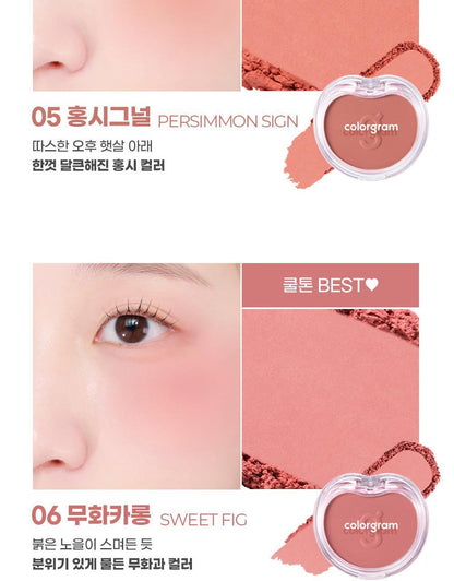 COLORGRAM - Tintin Dory Cotton Blusher (14 Colors) (Pokémon Collaboration)