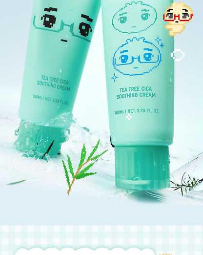 BRINGGREEN X ANKYUNGMANDOO - Tea Tree Cica Soothing Cream 100ml (2EA)