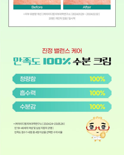 BRINGGREEN X ANKYUNGMANDOO - Tea Tree Cica Soothing Cream 100ml (2EA)