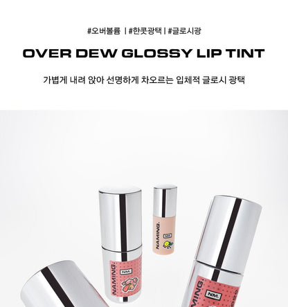 NAMING - Over Dew Glossy Lip Tint (16 Colors) (Pokémon Collaboration)