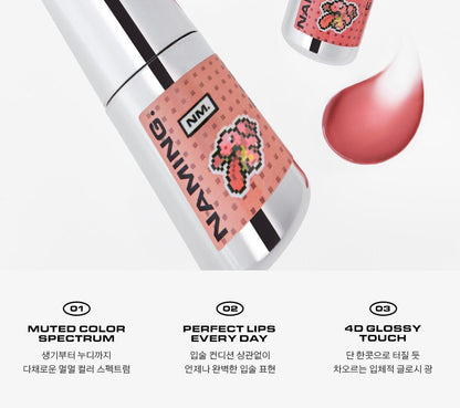 NAMING - Over Dew Glossy Lip Tint (16 Colors) (Pokémon Collaboration)