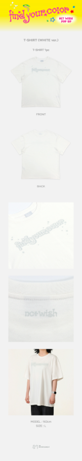 NCT WISH - FIND YOUR COLOR T-Shirt [PRE-ORDER]