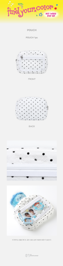 NCT WISH - FIND YOUR COLOR Pouch [PRE-ORDER]