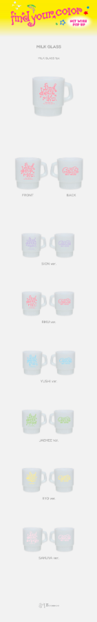 NCT WISH - FIND YOUR COLOR Milk Glass [PRE-ORDER]