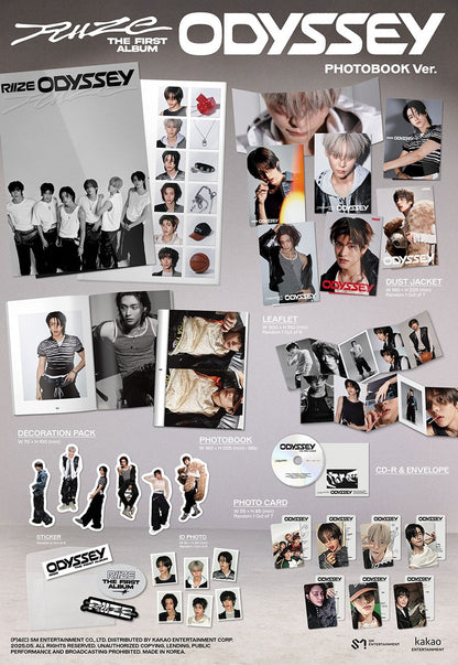 RIIZE - ODYSSEY (1st Album) Photobook Ver.