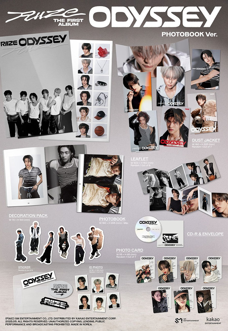 RIIZE - ODYSSEY (1st Album) Photobook Ver.