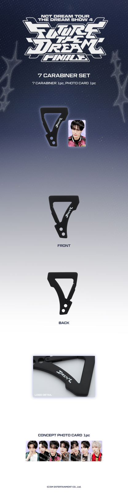 NCT DREAM - The Dream Show 4: Future The Dream Finale (7 Carabiner Set)