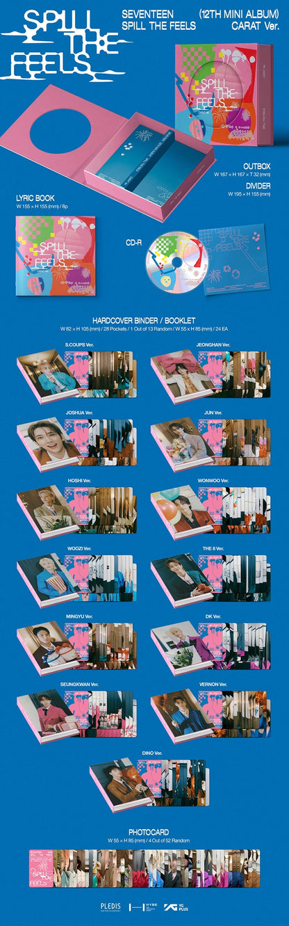 SEVENTEEN - SPILL THE FEELS (12th Mini Album) CARAT Ver.