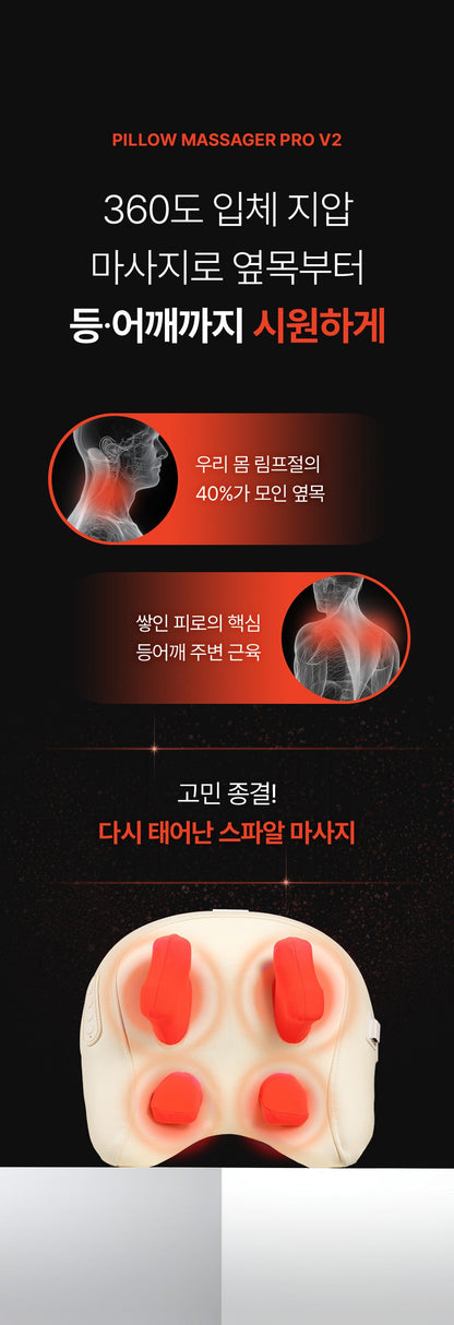 [SPAR] - Pillow Massager PRO V2 (Neck & Shoulder Massager)