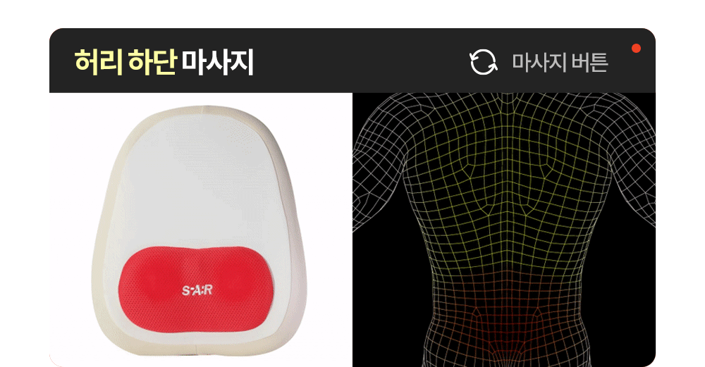 [SPAR] - Portable Waist Massager