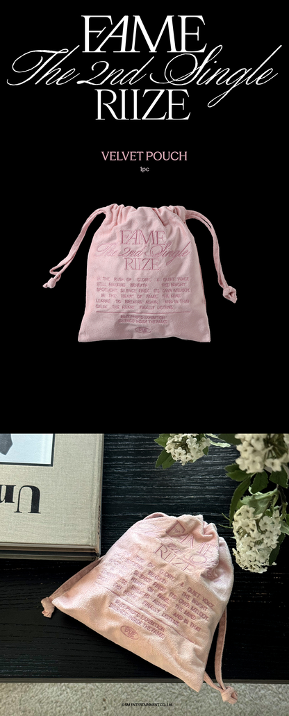 RIIZE - [Silence : Inside the Fame] Velvet Pouch [Pre-Order]