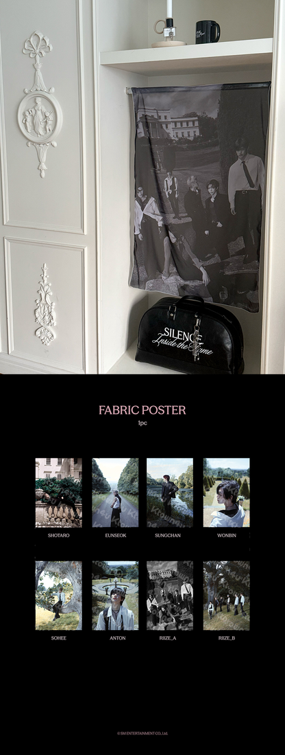 RIIZE - [Silence : Inside the Fame] Fabric Poster