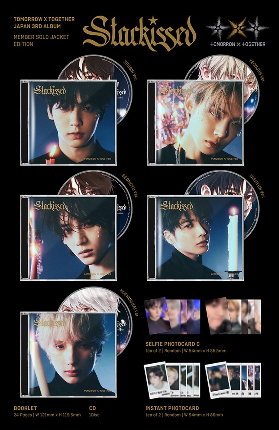 TXT - Starkissed (JP 3rd Album) (Member Solo Edition) [WEVERSE POB]