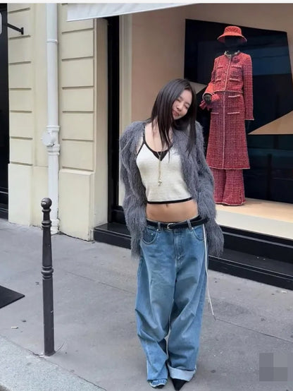 ERA WOMEN - Era Wide Fit Denim Pants (BLACKPINK JENNIE Wear)