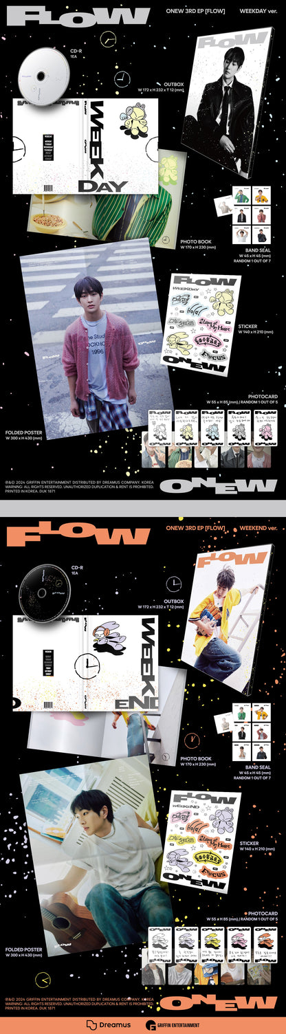 ONEW - FLOW (3rd EP Album) (Random Ver.)