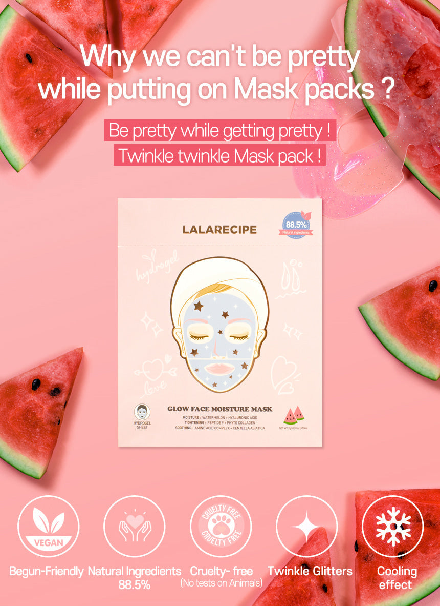 LALARECIPE - Glow Face Moisture Mask