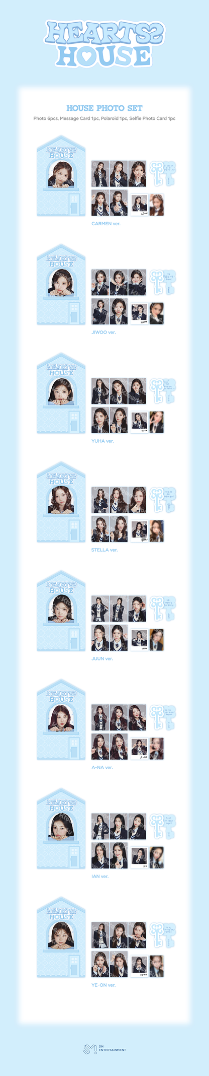 Hearts2Hearts - FANMEETING 'HEARTS 2 HOUSE' House Photo Set