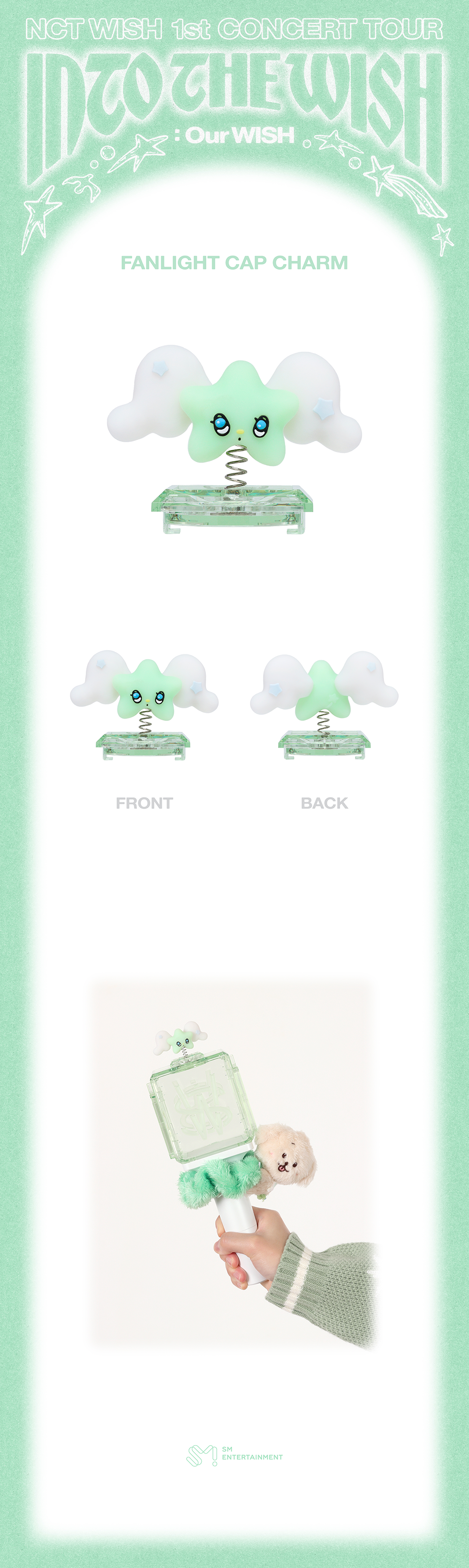 NCT WISH - INTO THE WISH : Our WISH (WICHU Fanlight Cap Charm) [PRE-ORDER]