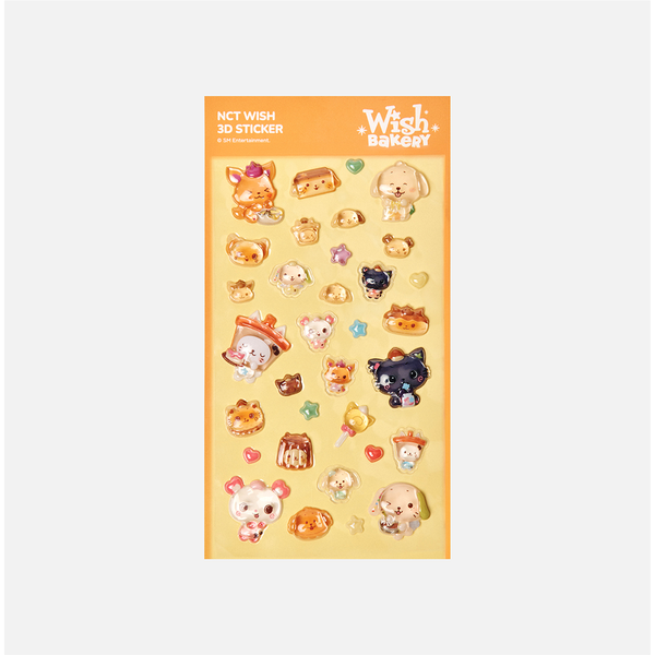 NCT WISH 2026 POP-UP 'WISH BAKERY' 3D Sticker