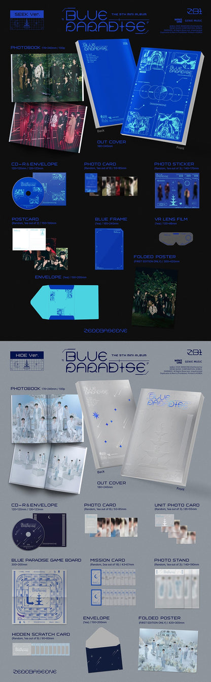 ZEROBASEONE - BLUE PARADISE (5th Mini Album)