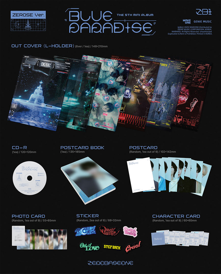 ZEROBASEONE - BLUE PARADISE (5th Mini Album) ZEROSE Ver.
